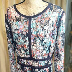 Amazing Multicolored Lace Dress